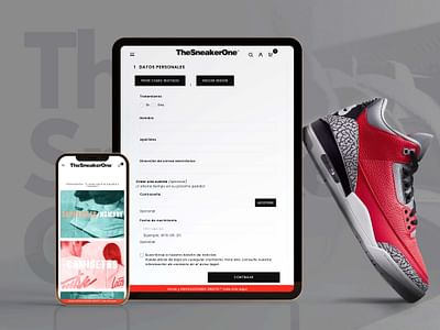SEO, Diseño y Mto web de E-commerce TheSneakerOne - Branding y posicionamiento de marca
