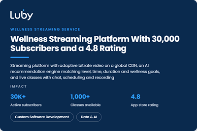 Wellness Streaming With AI Recommendation - Application web