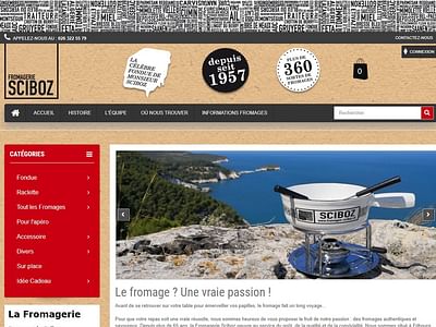 Fromages-sciboz.ch - E-commerce