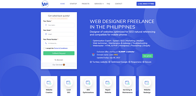 Webmaster Philippines Website - Création de site internet