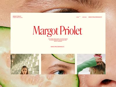 Margot Priolet - Branding / Webdesign / Webflow - Ontwerp