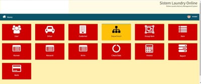 Laundry Recount System - Webanwendung