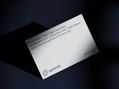 Branding para Aphiniti - Graphic Design