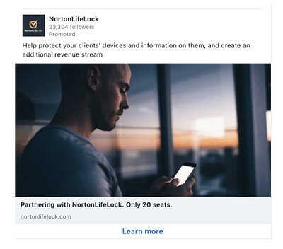 Norton LifeLock- LinkedIn Ads - Datenberatung