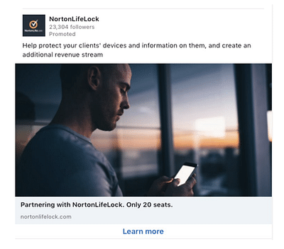 Norton LifeLock- LinkedIn Ads - Data Consulting