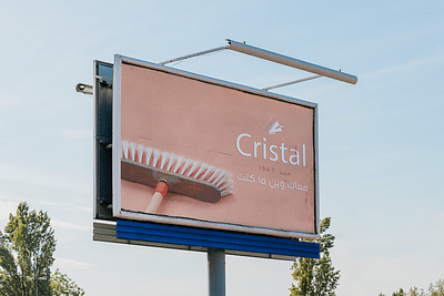 Affichage Urbain + in gare - Cristal - Branding & Positioning