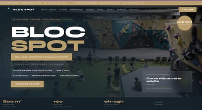 Refonte complète et automatisations métier pour Bloc Spot - Website Creation