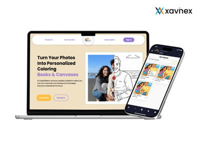 Snap2Sketch - Personalized Photo-to-Coloring App (Web & Mobile) - Creación de Sitios Web