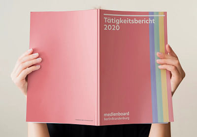 Logo, Print Medienboard Berlin-Brandenburg - Webseitengestaltung
