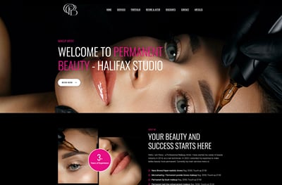 Permanent Beauty — Full-Service Website Design, Development & SEO - Website Creatie