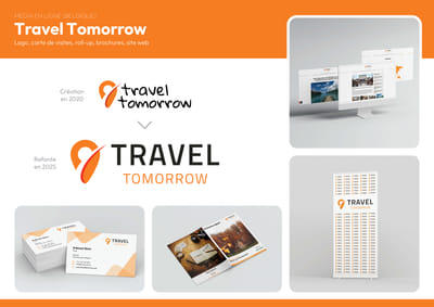 Identité visuelle - Travel Tomorrow - Design & graphisme
