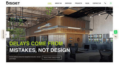 BISGET International — Corporate Website Development - Website Creation