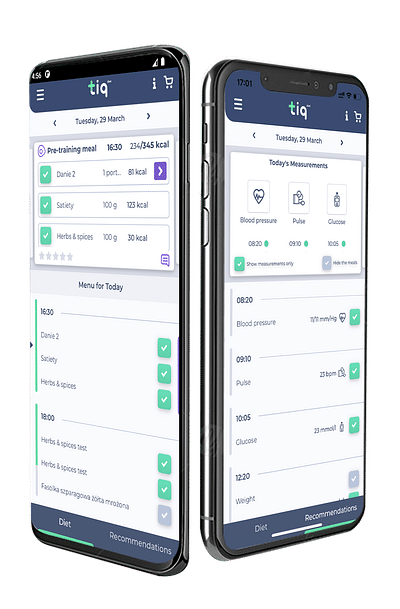 TiqDiet - Mobile App