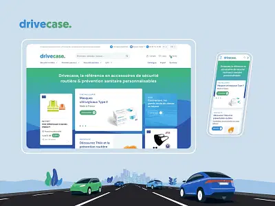 Refonte du site e-commerce de Drivecase - E-commerce