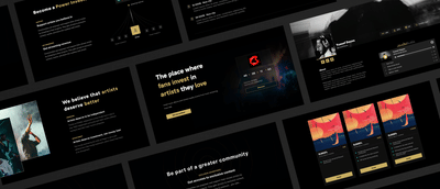 Power - Invest in music artists - Application web