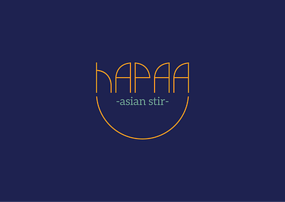 Hapaa Asian Stir Brand Identity - Image de marque & branding