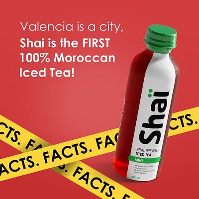 la marque Shai Iced tea - Social Media
