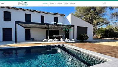 Concept Design Piscine - E-commerce