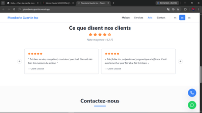 Web developer - Application web