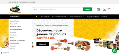 Réalisation du site internet E-commerce de La Cuisine de Nounou - E-Commerce