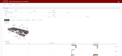 Plataforma inspección estanterías - Desarrollo de Software