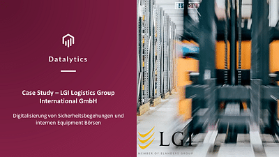 Case Study LGI Logistics Group - Web analytics / Big data