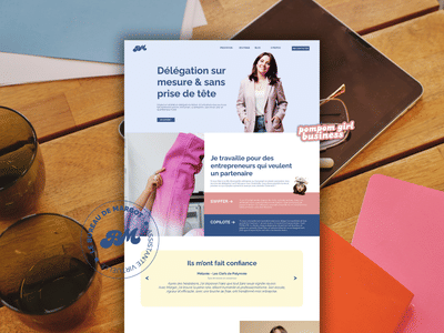 Site internet et supports digitaux pour une indépendante - Réseaux sociaux