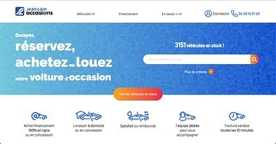 Stratégie SEO pour Jean Lain Automobiles - Marketing