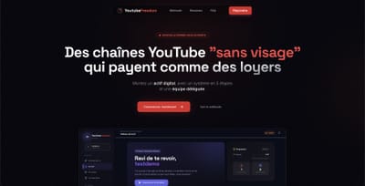 YOUTUBE FREEDOM ACADEMY — Plateforme de Formation & Landing Page - Software Development