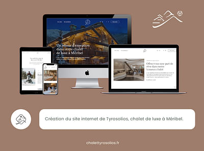 Refonte du site du chalet Tyrosolios - Creazione di siti web