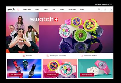 Swatch – Web Design & Comeback Campaign - Image de marque & branding