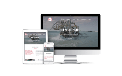 Jan De Nul - animated website - Diseño Gráfico