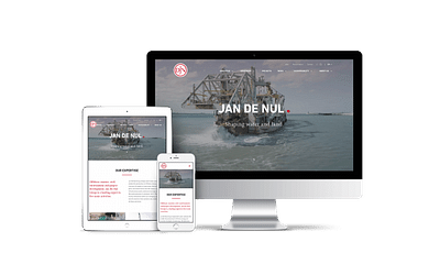 Jan De Nul - animated website - Grafikdesign