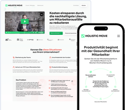 Erfolgreicher Website-Relaunch für Holistic Move - Grafische Identität