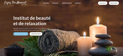 ENJOY THE MOMENT - Création de site internet