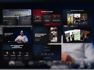 August Productions: 89 Videos, Lighthouse 100 - Website Creation
