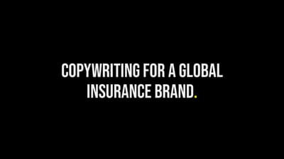 Copywriting for a Global Insurance Brand - Blockhash - Textgestaltung