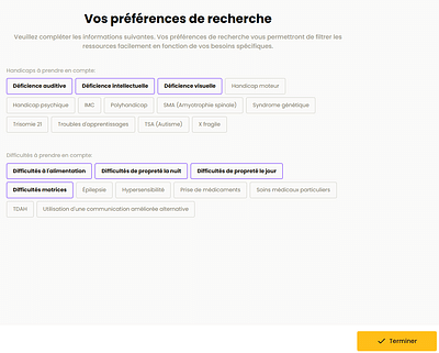 Tests utilisateurs pour l'Univers de RAPH' - Application web