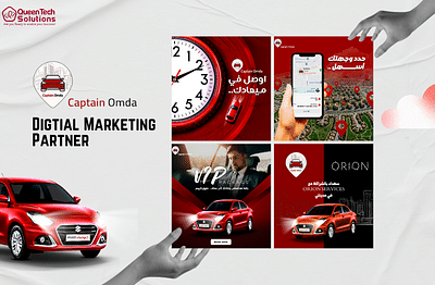 Captain Omda App - Digital Marketing - Réseaux sociaux