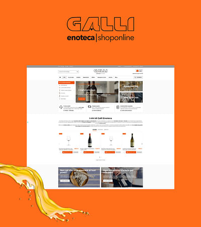 Galli enoteca wine shop - Pubblicità