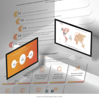 Pagina web Linking Education - Onlinewerbung