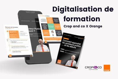 Digitalisation de formation : projet ORANGE - Graphic Design