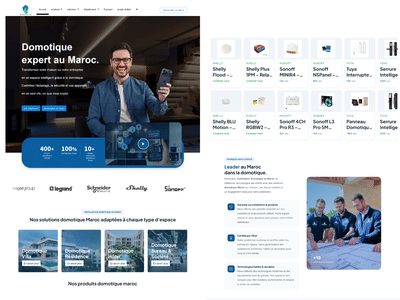 Création d’un site web & ERP pour Domoclick - Webseitengestaltung