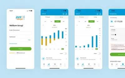 Pure Energie: From green ambition to pure results. - Web Applicatie