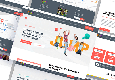 JUMPLAND — PARC DE TRAMPOLINES - Website Creatie