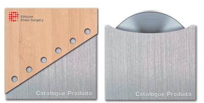 Réalisation de pochette CD pour Catalogue Produits - Ontwerp