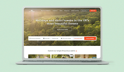 Forest Holidays - Web Application