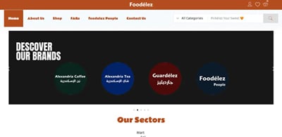 Foodelez: Food E-commerce Website - E-Commerce