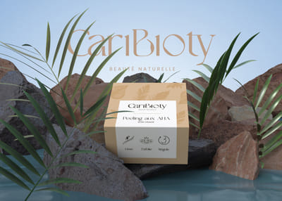 CARIBIOTY - Identité visuelle cosmétique - Image de marque & branding