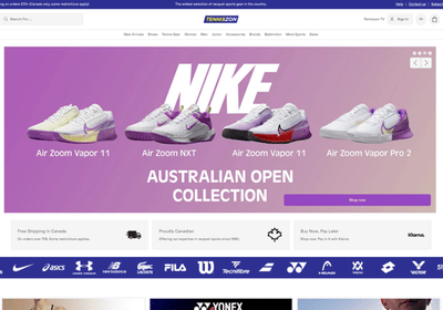 TennisZon - E-commerce